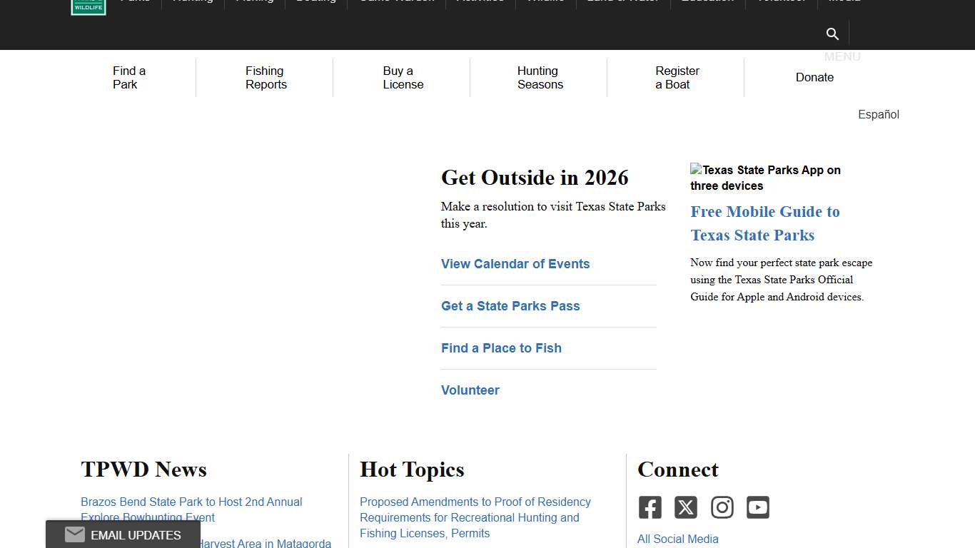 Texas Parks & Wildlife Department